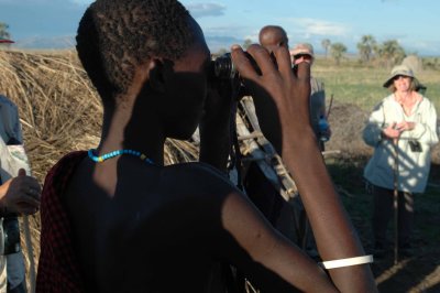 First look through binoculars