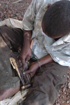 Ebony carving