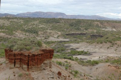 Oldivey gorge where the Leakys studies early man