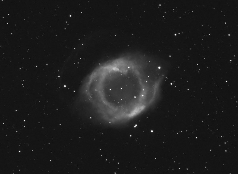 Helix Nebula Lum + Halpha (Close up crop)