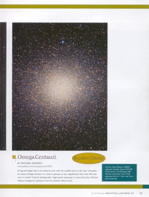Sky & Telescope Beautiful Universe Imaging Competition 2007