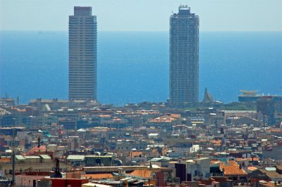 Twin barcelona towers