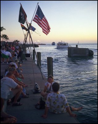 Sunset at Mallory Square, Key West