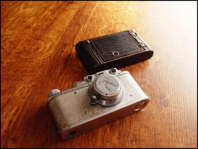 35mm Zorky (Leica clone) and Kodak Vest Pocket B