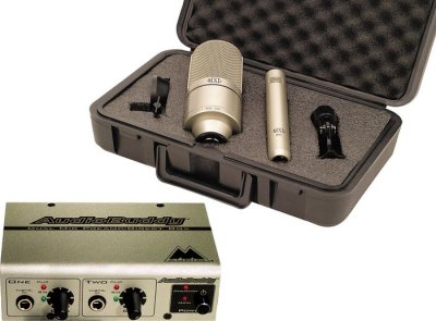 MXL 990/991 Recording Mic Duo and M-Audio Audio Buddy Package