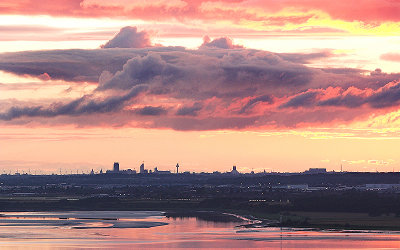 Liverpool Skyline from Frodsham Hill