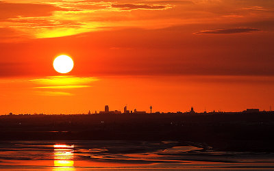 Liverpool from Frodsham Hill