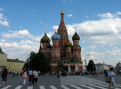 Moscow, Kremlin, Red Square - St. Basils