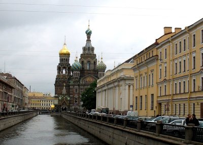 St Petersburg - Church built on spilt blood