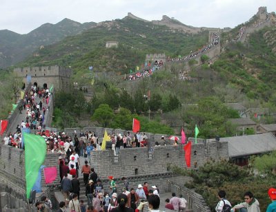 Great Wall of China (on a popular day)