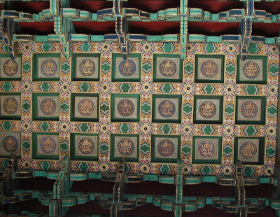 Beijing -Forbidden City - ceiling detail