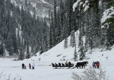 Lake Louise, Canada - sleigh