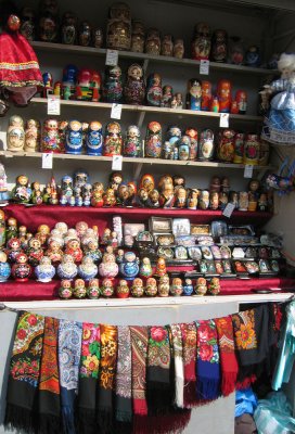 Moscow, Souvenir Stall