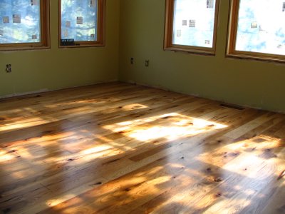 Sun Room Floor-Hickory