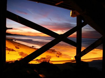 Goleta  Beach in California