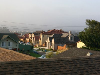 View of the new homes from my roof