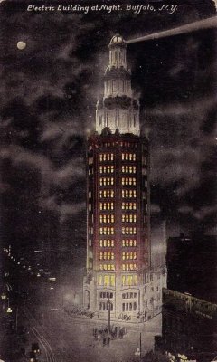 Electric Building At Night