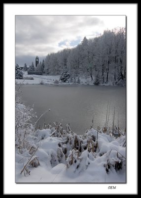 Mary Lake, looking back at Monastery