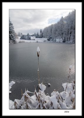 Mary Lake - looking back at the monastery