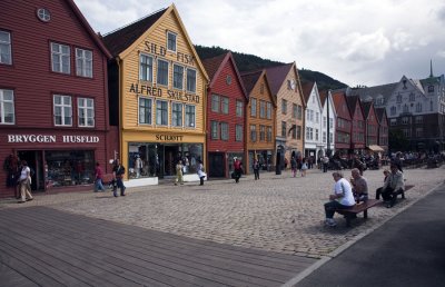 Restored Hanseatic warehouses