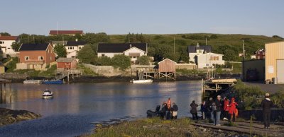 Gathering to explore a town on the Arctic Circle