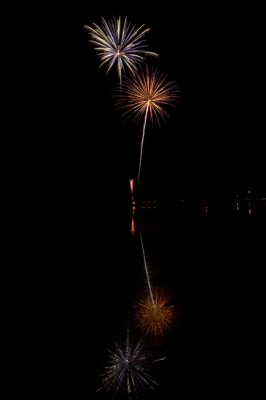 Island Lake Fireworks