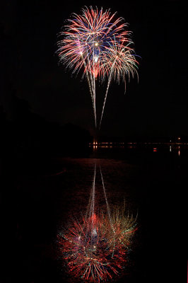 Island Lake Fireworks