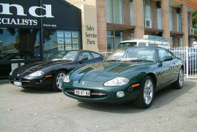 A pair of XK8's