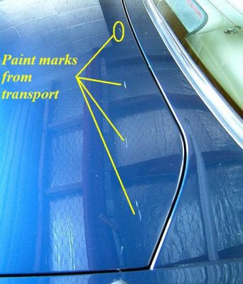 Paint damage during transport