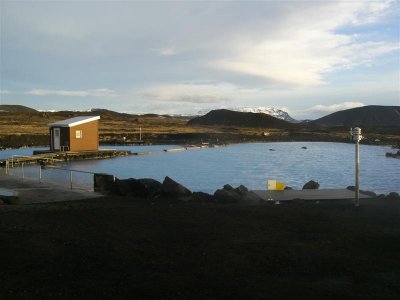 I soaked in this lovely (and smelly) hot lagoon at Mývatn