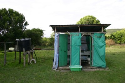 Masai Mara - the toilet 'building'