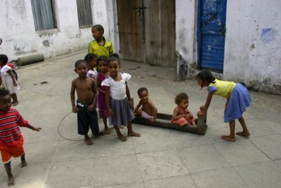 Kids in Stone Town, Zanzibar