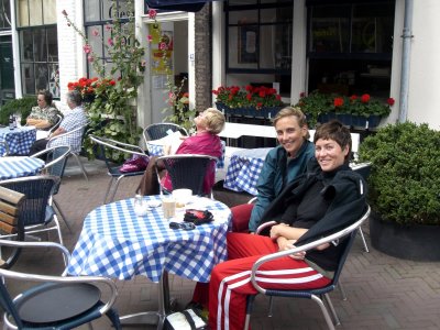 Last coffee at a cafe in Middelburg where we'd also started out