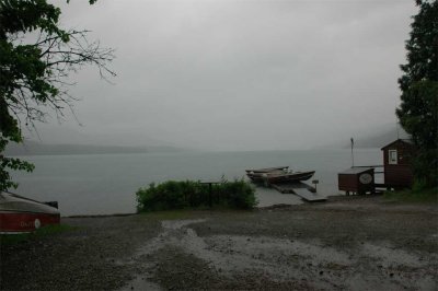 Lake McDonald Rain