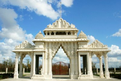 The Ornamental Arch, Swaminarayan temple, Houston