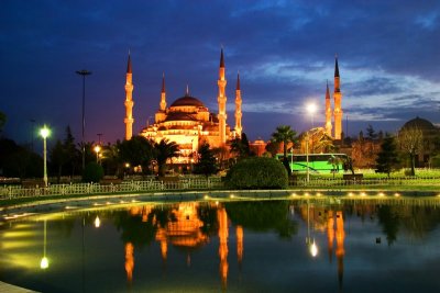 Dusk, Blue Mosque, Istanbul
