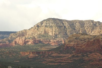 A closer look at the formations from the airport road mesa, Sedona, AZ