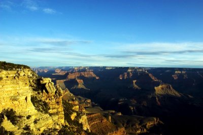 Blue skies, Grand Canyon National Park