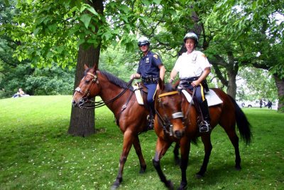 Mounted police, Central Park, New York City