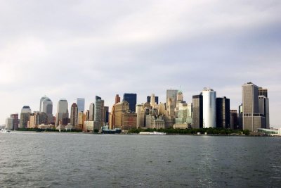 New York Skyline from Ellis Island