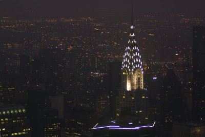 Chrysler Building at night, New York City