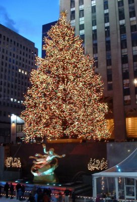 Christmas at Rockefellar center, New York City