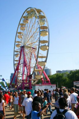 Ferris wheel at the Taste of Chicago