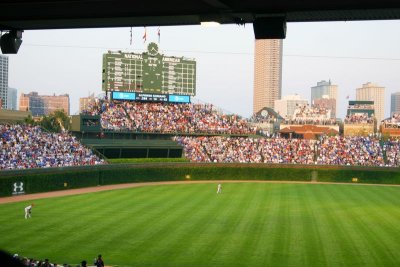 Wrigley Field from the stands, Chicago Sports