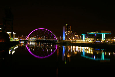 Clyde Arc over river Clyde, Glasgow