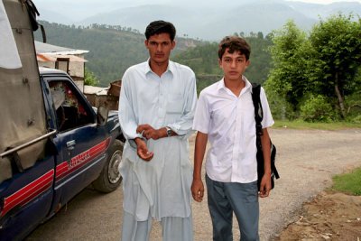 Local schoolboys