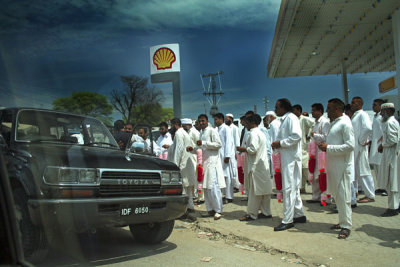 Petrol Pump opening by VIP