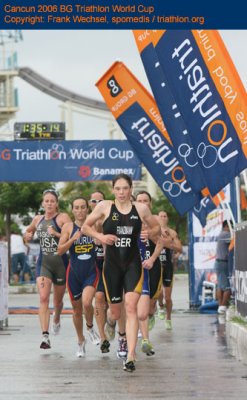 Sarah Kortuem - Cancun  World Cup Triathlon Nov. 2006