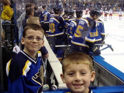 Jack & Ian at the Blues Game Fall 2006