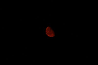 Red Moon over Virginia Beach